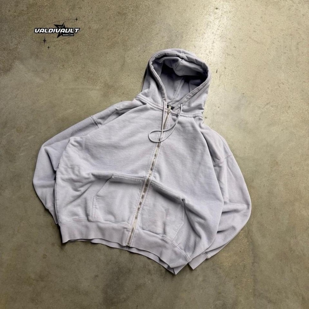 Brandy Melville Light Purple Zip Up Hoodie